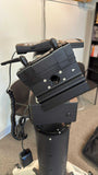 Used iOptron AZ Pro Mount Head on white Tri-Pier