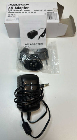 Used Celestron AC Adapter - 2 Amp