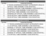 ZWO EAF bracket for C8 and C9.25 (For new EAF)