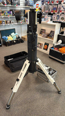 Used iOptron AZ Pro Mount Head on white Tri-Pier