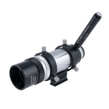8x50 Illuminated Erect Image Silver Finder Scope
