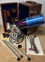 Vintage MINT Questar 3.5" 1987 Duplex Cervit Mirror, 3 Brandon Eyepieces, Broadband Coatings, Fast Focus, No Solar Filter