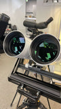 Like New Orion 100mm BT-100 ED 90-degree Binocular Telescopes, Orion U-Mount, Orion Paragon Plus tripod