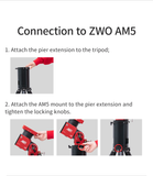 ZWO 200mm Pier Extension for AM3/AM5