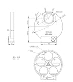 Used ZWO 5-position EFW (Electronic Focus Wheel) - 2"