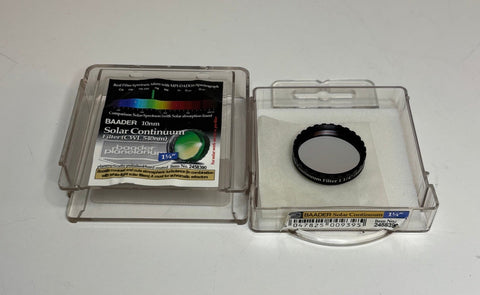 Used Baader Solar Continuum Filter 1.25" 10nm