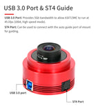 ZWO ASI715MC USB 3.0 and ST4 guide ports