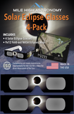 Solar Eclipse Glasses 4-Pack Kit